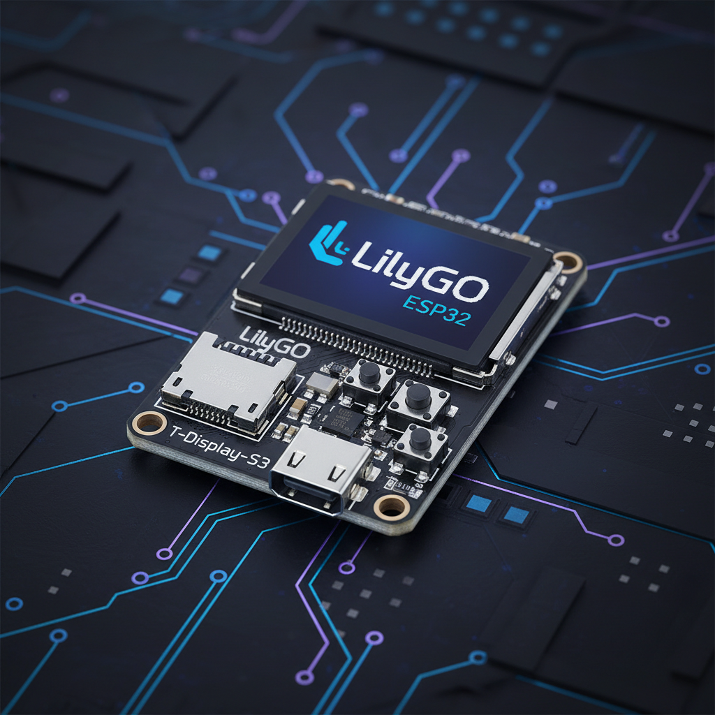 LilyGO T-Display S3 ESP32 development board with color LCD display
