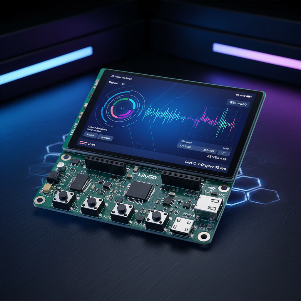 LilyGO T-Display S3 Pro ESP32-S3 board with large color LCD display